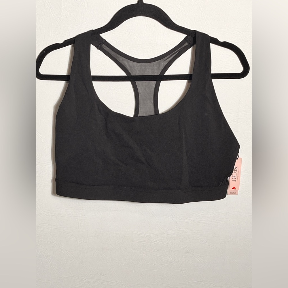 Victoria’s Secret VS Sport Black Sports Bra XL NWT